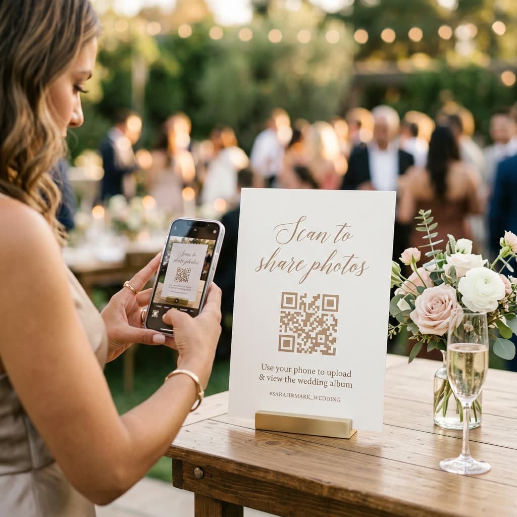How guests upload photos with WeddingSnap