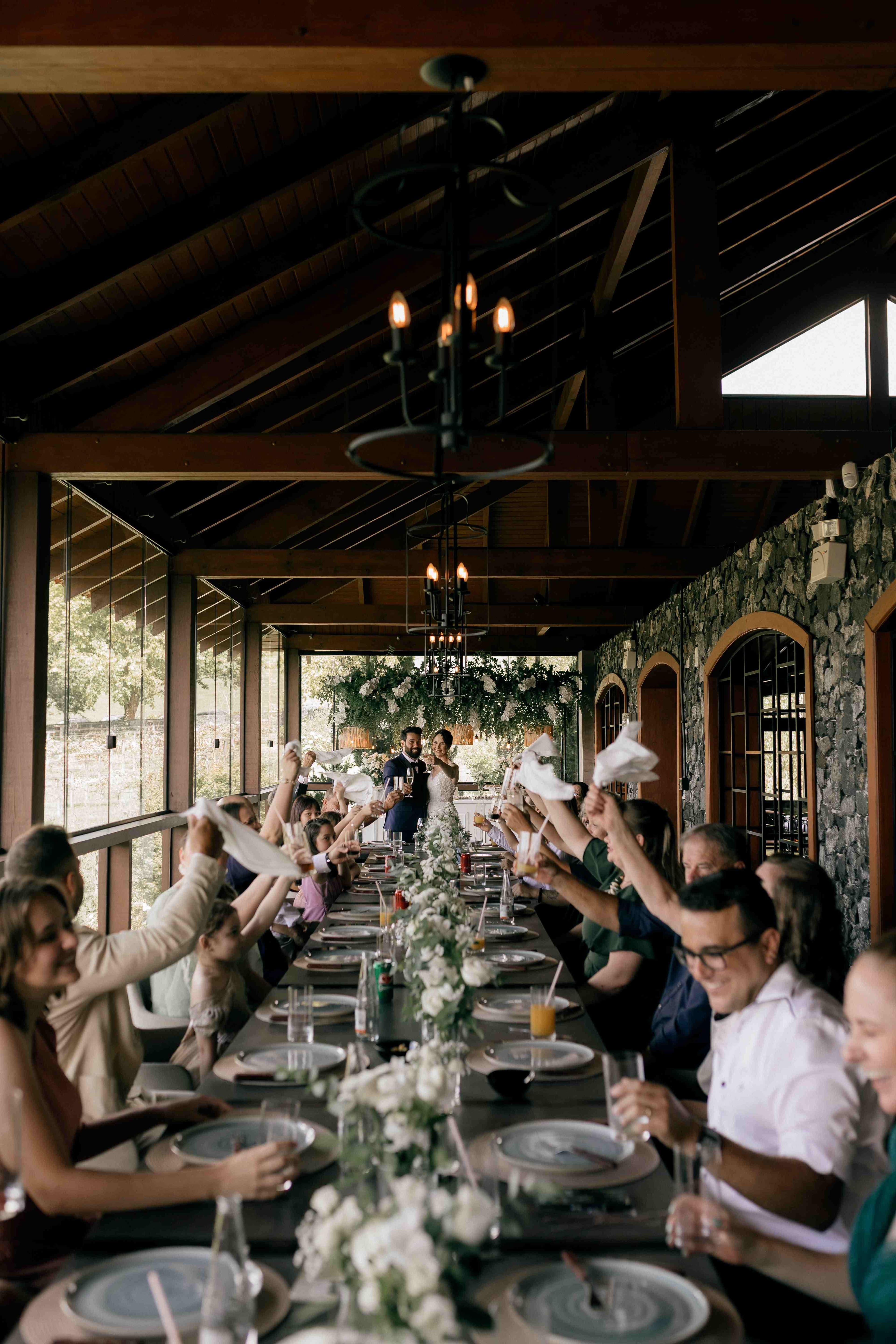 Guests tap record