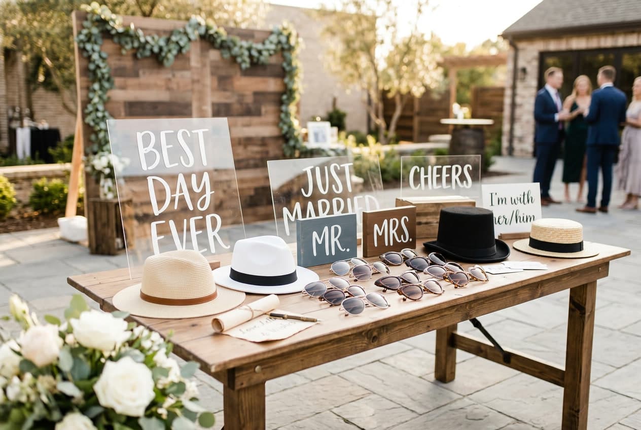 Wedding Photo Booth Props: What to Buy, Make and Skip
