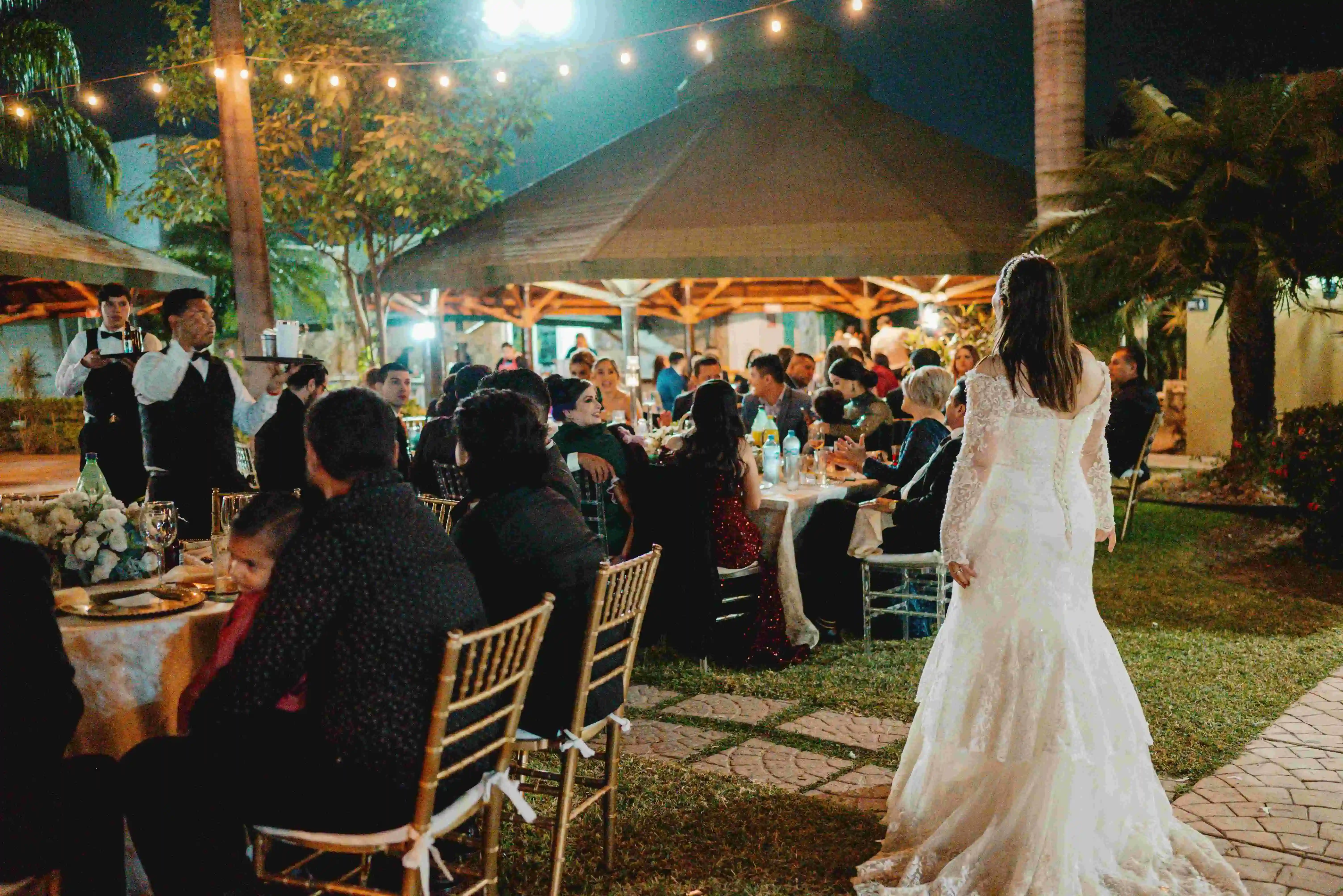 Venue at dusk